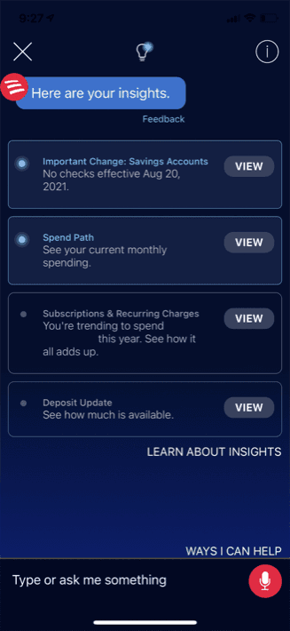 Erica insight tiles tested for expected tap behavior