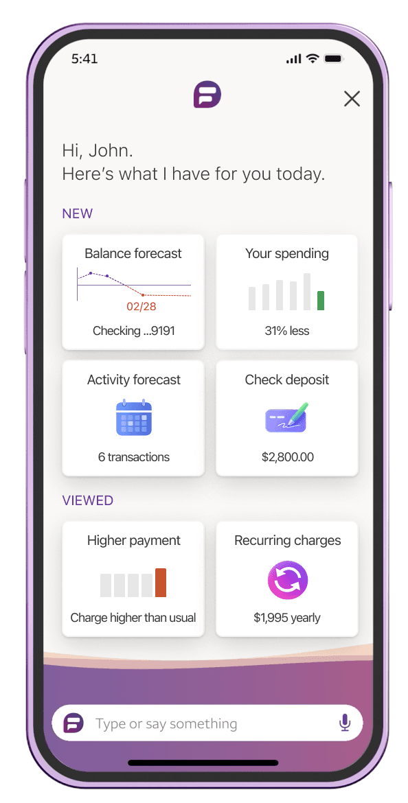 Evolved Fargo Insights grid experience with new and viewed states